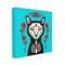 Stupell Industries Day of Dead Cat Portrait Canvas Wall Art